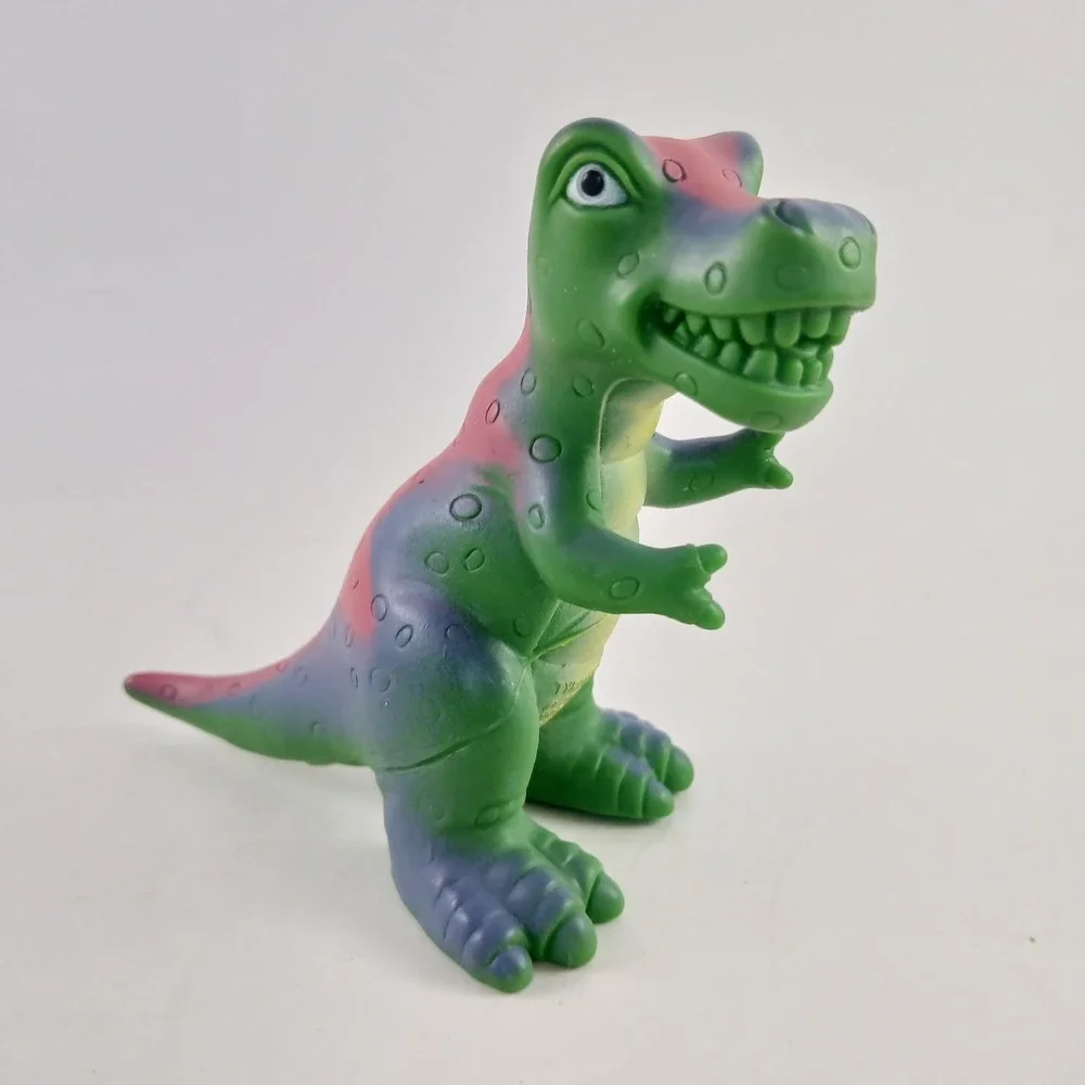 Bath Toys Dinosaur Megaladon Lot Of 4 Plastic Rubber